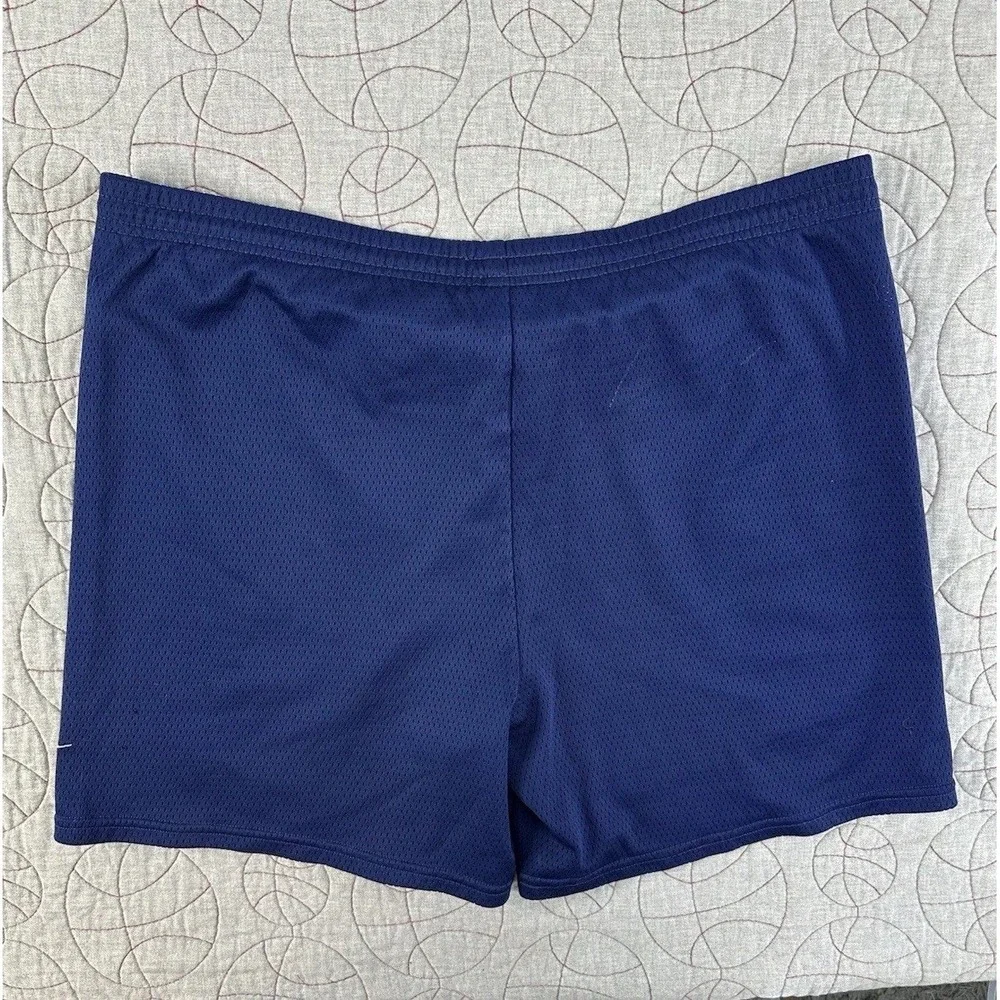 Nike Athletic Shorts Navy Blue Vintage 90s Mesh 5